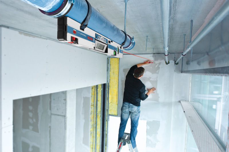 Bosch Digitaler Neigungsmesser, mit Laser 30m GIM 60 L, Länge 60cm, Messbereich 0-360°,+/- 0.05° - Bosch Elektrowerkzeuge