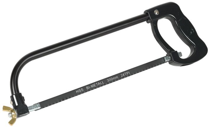 Metallsägebogen schwarz lackiert Blattlänge 300mm - Sägen