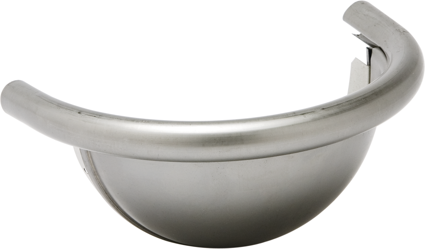 Kugelboden zum Anlöten 330 mm 130 - Cr-Ni Spenglereihalbfabrikate