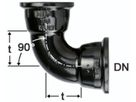 STM-Bogen 2M Fig. 2820a 90° DN 125 - Von Roll Steckmuffenformstücke