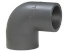 Winkel 90° mit Muffen/Stutzen 32-25 mm 721 100 308 - GF Hart PVC-U Formstücke