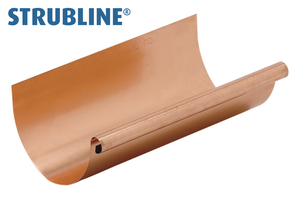 Dachrinnen 0.60 a 6 M 200 mm 100 "Strubline" - Kupfer Spenglereihalbfabrikate