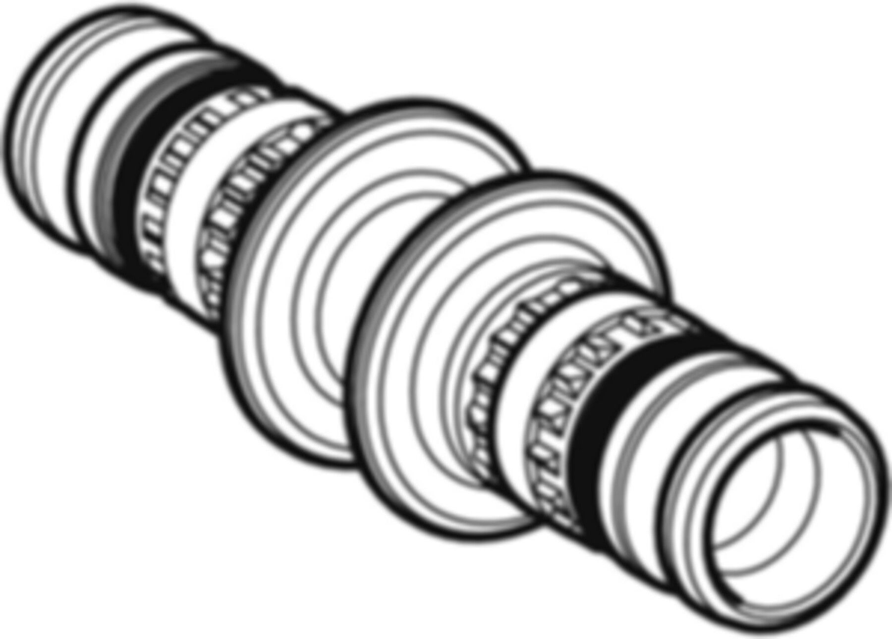 Kupplung 16mm 621.505.00.5 - Geberit-Mepla-Formstücke