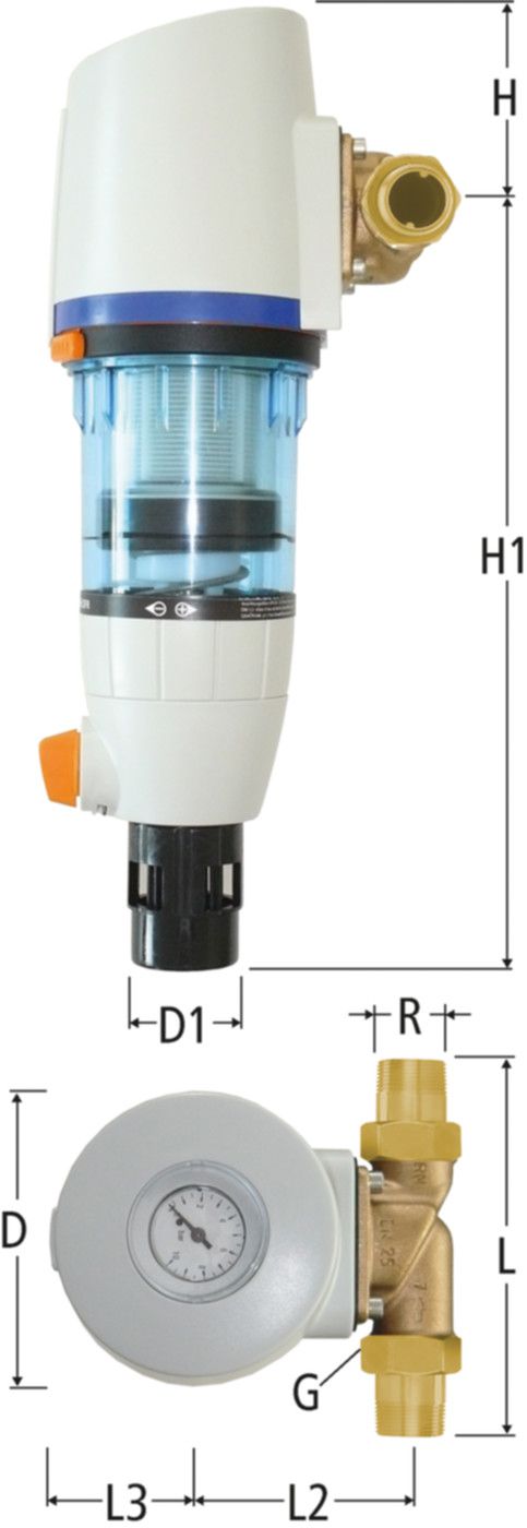 Druckreduzier-Feinfiltergruppen NUSSBAUM Aquapro Redfil