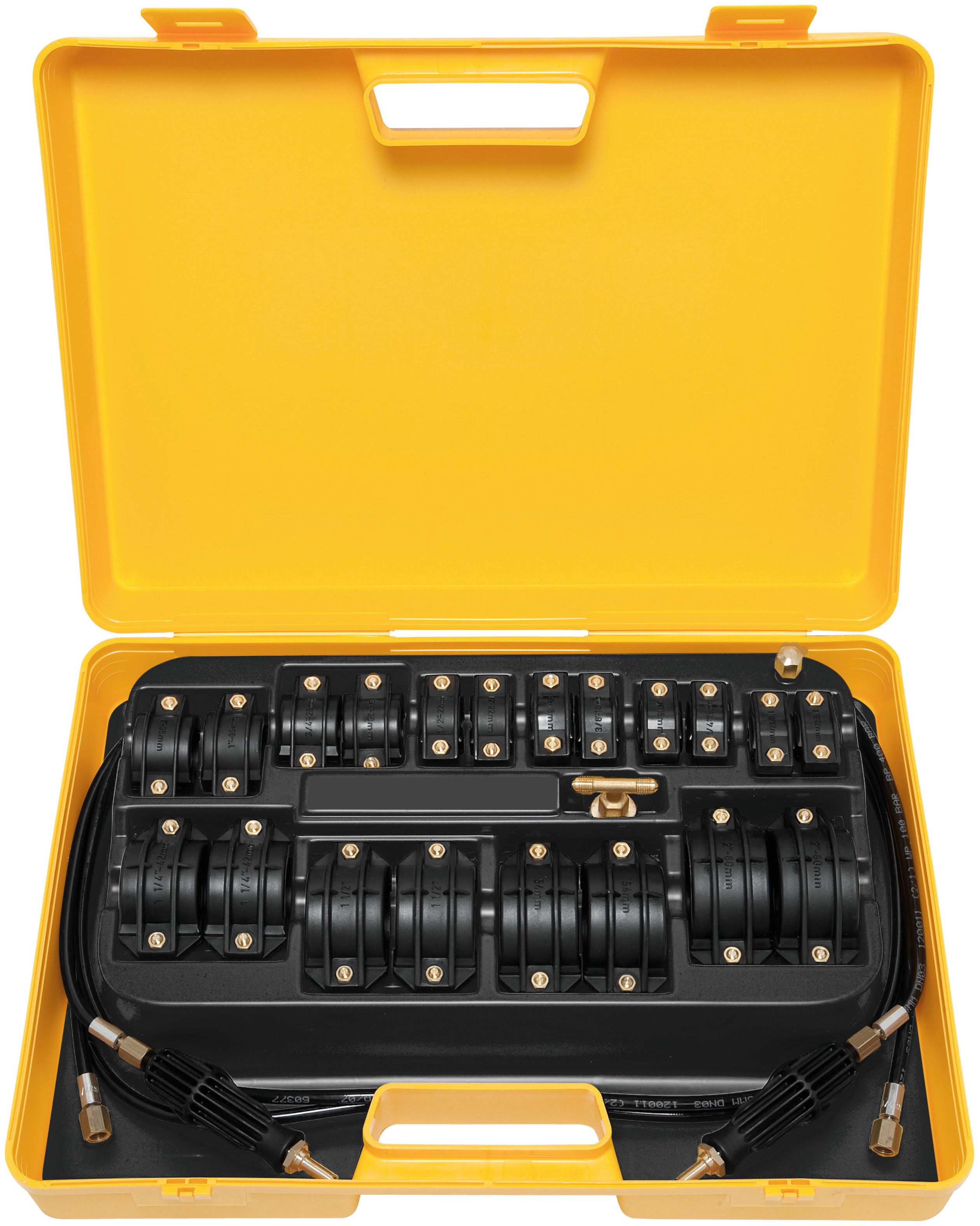 REMS Rohr-Einfriergerät, Eskimo-Set 130002 R 1/8-2", Ø 10-60mm, inkl. Einfriermanschetten - Sanitärwerkzeuge