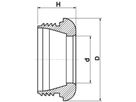Mutter für Steckmuffe 10004 d 40mm - Plasson-Steckfittinge