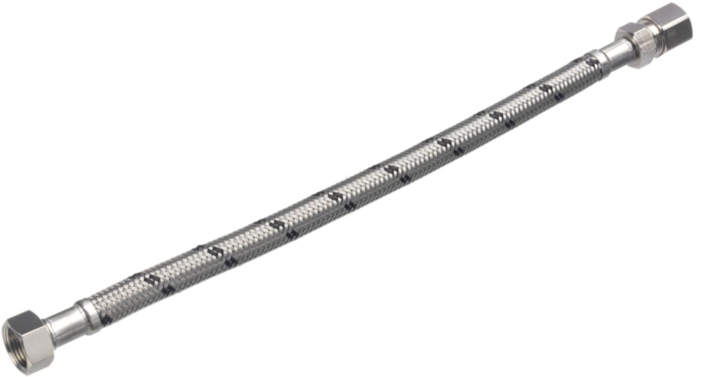 Panzerschlauch CRG 3/8" x 10 mm 35 cm m/Klemmverschr. IG x URS-DW 60 7260 35 - Neoflex Schlauch