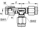T-Verschraubung egal SO 43021 18 mm - Serto-Programm M/G