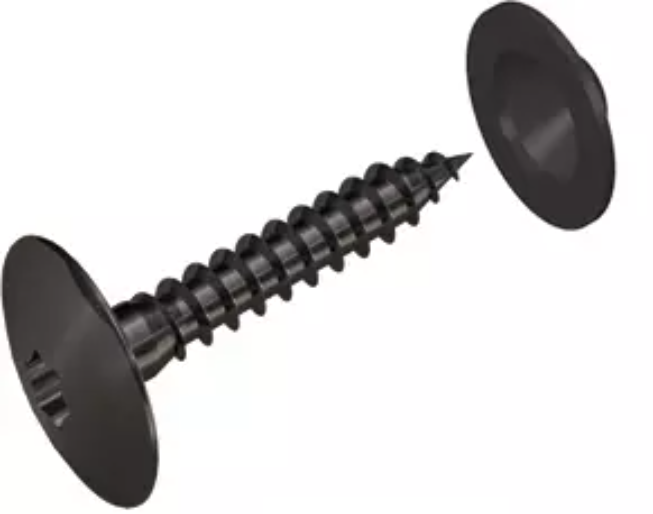 PREFA Fassadenschraube 4.8x30mm Ø 16 mm, P.10 Schwarz 533175 - PREFA Fassadensysteme