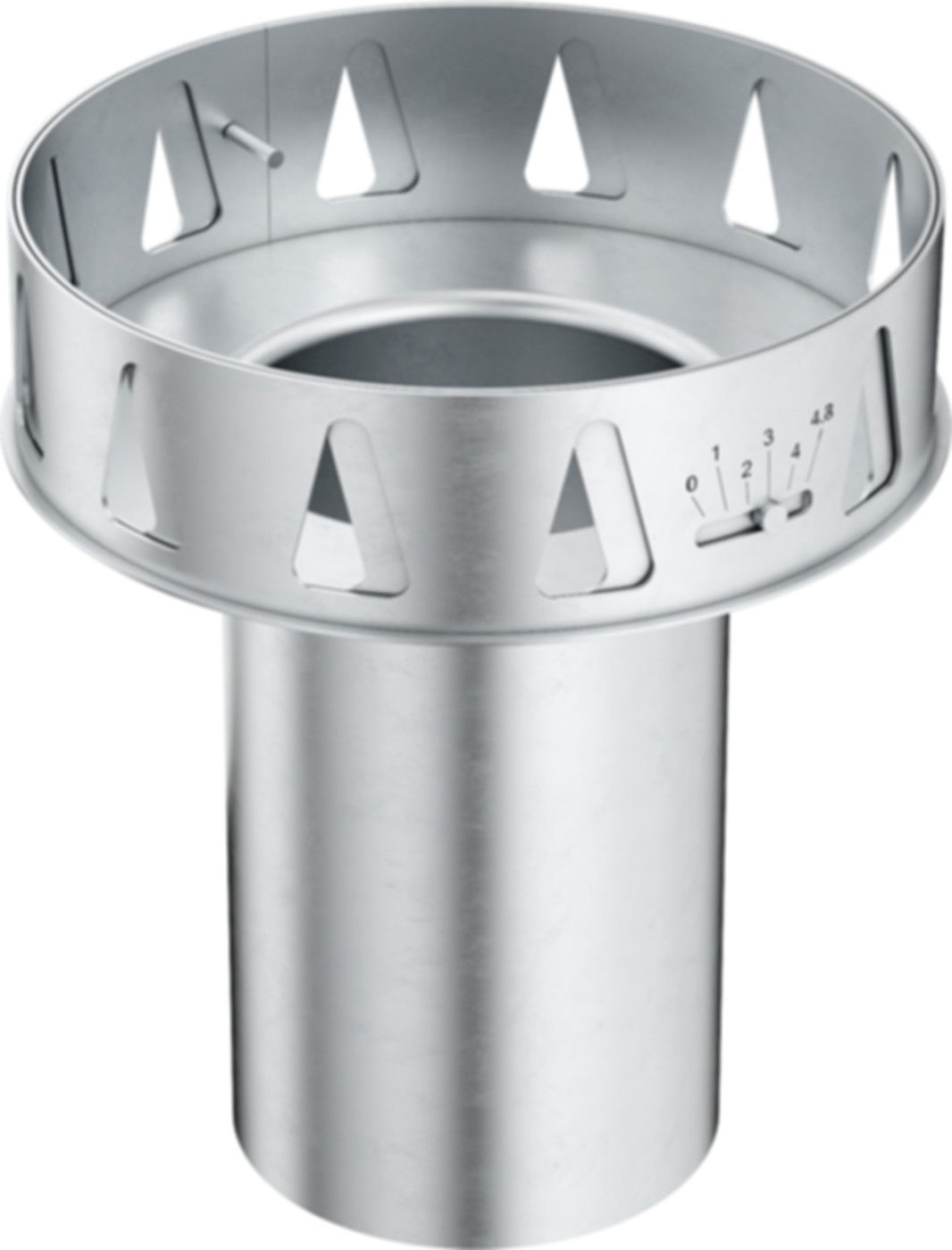 Retentionsablauf SwissUnico DN125 6-610002 Anstauhöhe 80mm, mit Kiesrahmen und Deckel - SCHACO Entwässerungstechnik