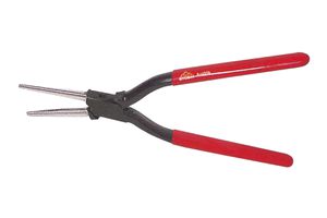 STUBAI Spengler-Rundzange mit Zahnung 2810 , 240mm , PVC Isolierung - Spenglerwerkzeuge