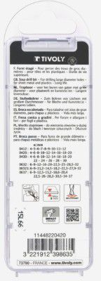 TIVOLY Stufenbohrer HSS tialN Shock Series Schaft 6.35 , 4-6-8-10-12-14-16-18-20 mm - Bohren