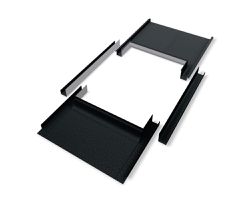 PREFA Einfassung für Velux stucco 134x160 cm, 03 P.10 Schwarz 111628 - PREFA Dachsysteme