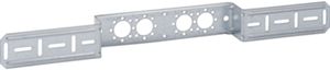 Montageplatte zweifach 601.732.00.1 abgesetzt 73/153mm - Geberit-Mepla-Formstücke
