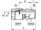 Verschraubung AG SO 01121 6- 3/8" - Serto-Programm M/G