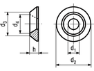 Scheiben 90° St vzb SN 213912 BN1277 M2,5 - Bossard Schrauben