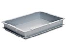 Rako-Behälter, mit zwei Muschelgriff, grau 400x300x66 mm 6 Lt - Utz Behälter