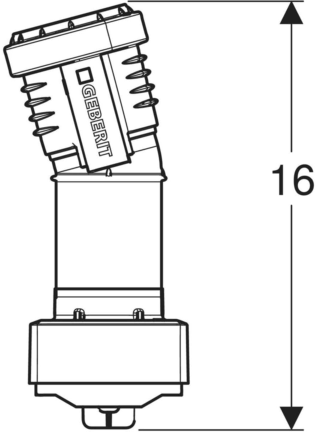 Reinigungszubehör 154.343.00.1 für CleanLine Duschrinnen - Geberit-Sifon + Apparateanschlüsse