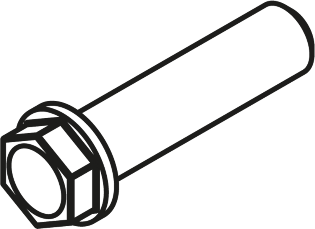 HAWA-PORTA Tragschrauben, Porta 45/60/100 M8x32mm, verzinkt - Schiebetür- und Schiebetorbeschläge