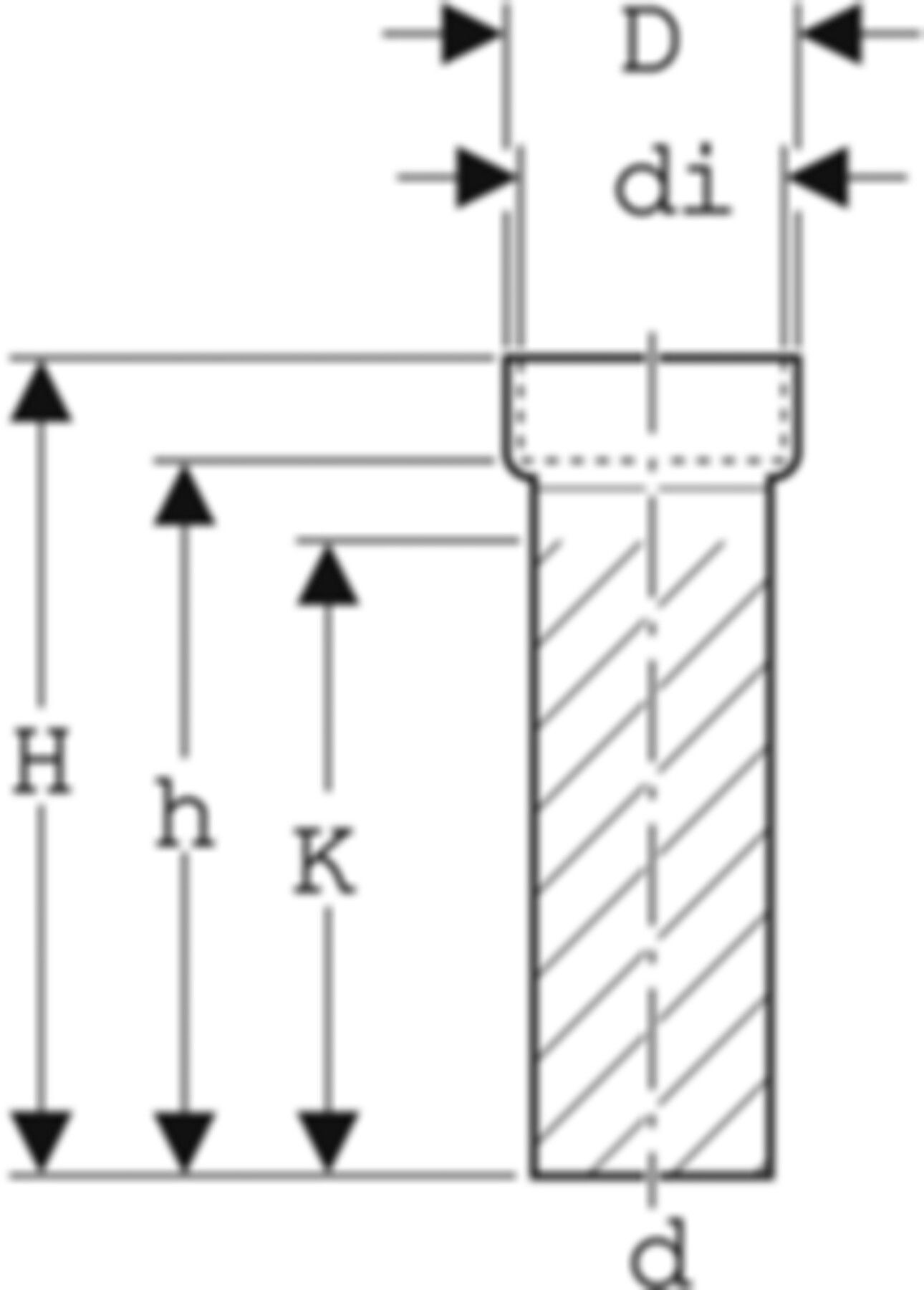 Bodenklosett-Stutzen 367.885.16.1 d 110/120mm - Geberit-PE-Formstücke