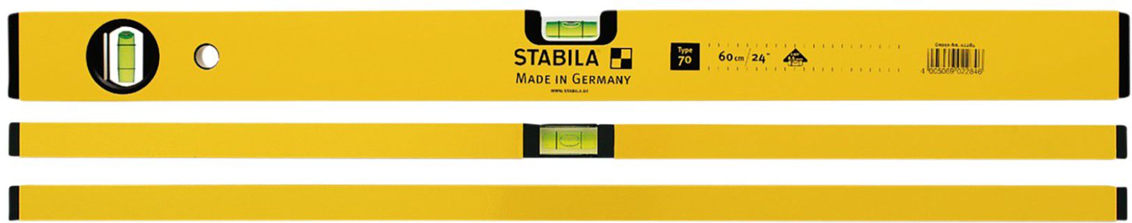 STABILA Wasserwaage L= 2000 mm, Typ 70 - Winkelmessen