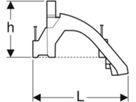 Rohrbogenstütze nach unten 14/16/20mm 651.431.00.1 - Geberit-Push Fit-Formstücke