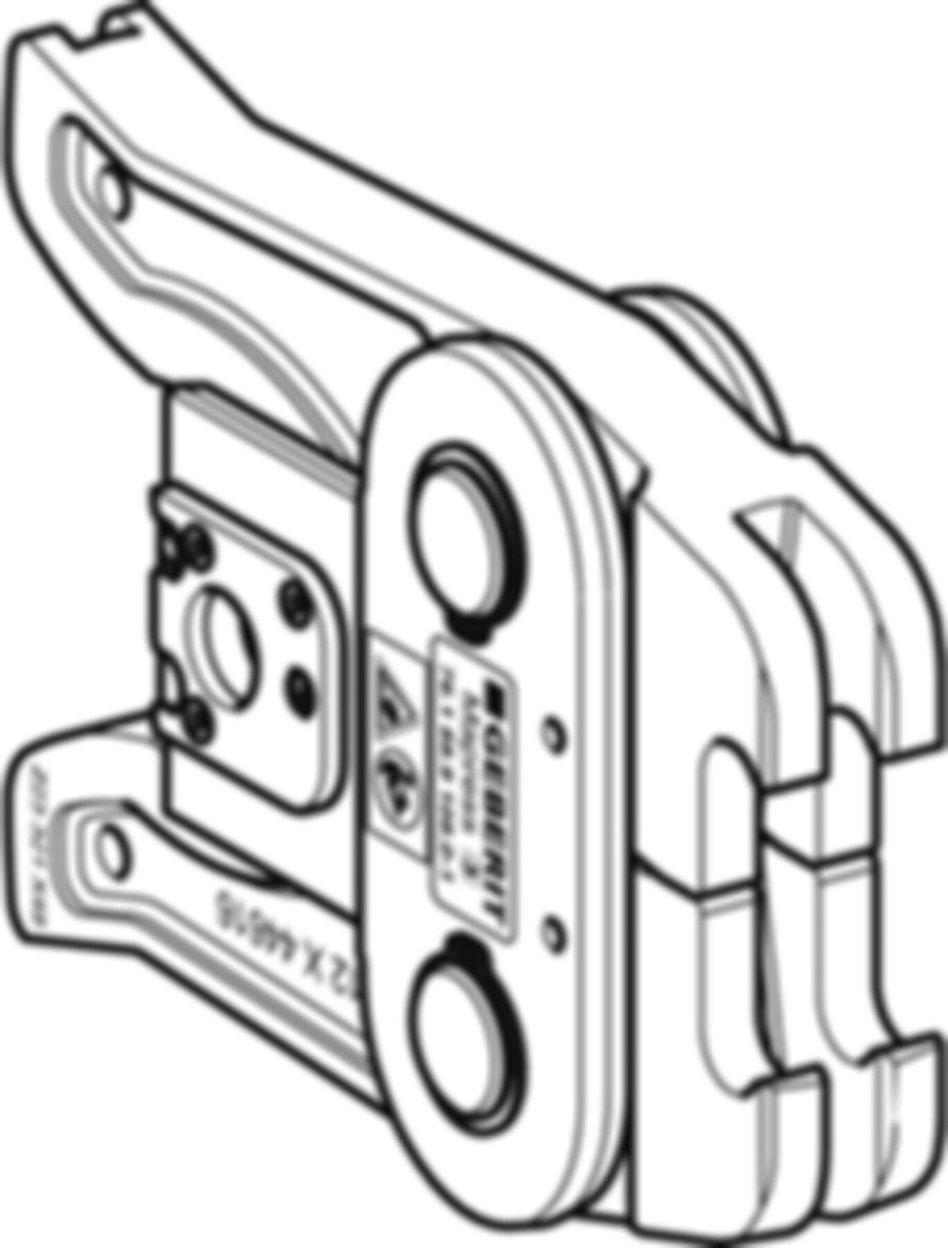 Zwischenbacke ZB323 (3) 76.1-108mm 90795 zu Pressschlingen 76.1-108mm - Mapress-Werkzeuge und Zubehör