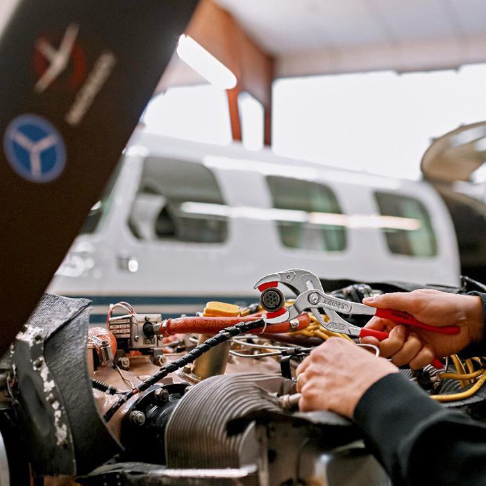 KNIPEX Siphon- und Connectorenzange Speed Grip 81 13 L=250 mm , Ø 10-75 mm - Zangen, Schneiden