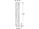 Montageplatte 16 x 111 x 3cm 461.135.00.1 - Geberit-GIS