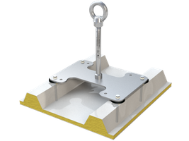 Anschlagpunkt mit Grundplatte Metalldach LX-SW-300 ABS Lock X-SW - ABS Absturzsicherung