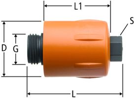 Bau- und Abpresszapfen NUSSBAUM Optiflex