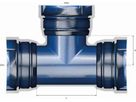 3-Muffen-T-Stück MMB VRS-T Epoxy DN 200/100 - TRM Swiss Steckmuffenformstücke VRS-T