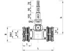Combi-T Synoflex 4364 DN 200 Abgang Univ. PE-Ende d40/50/63mm - Hawle Synoflex