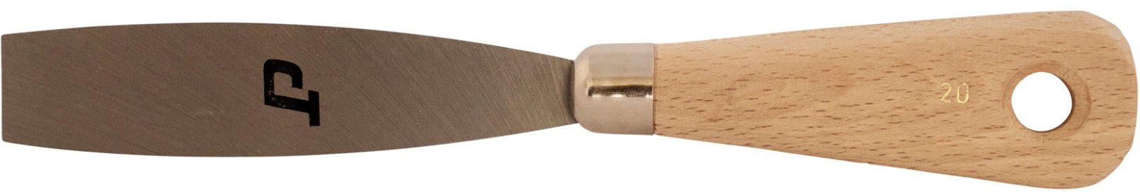 CRAFT TOOLS Malerspachtel B=20mm , aus Stahl - Gartenbauwerkzeuge