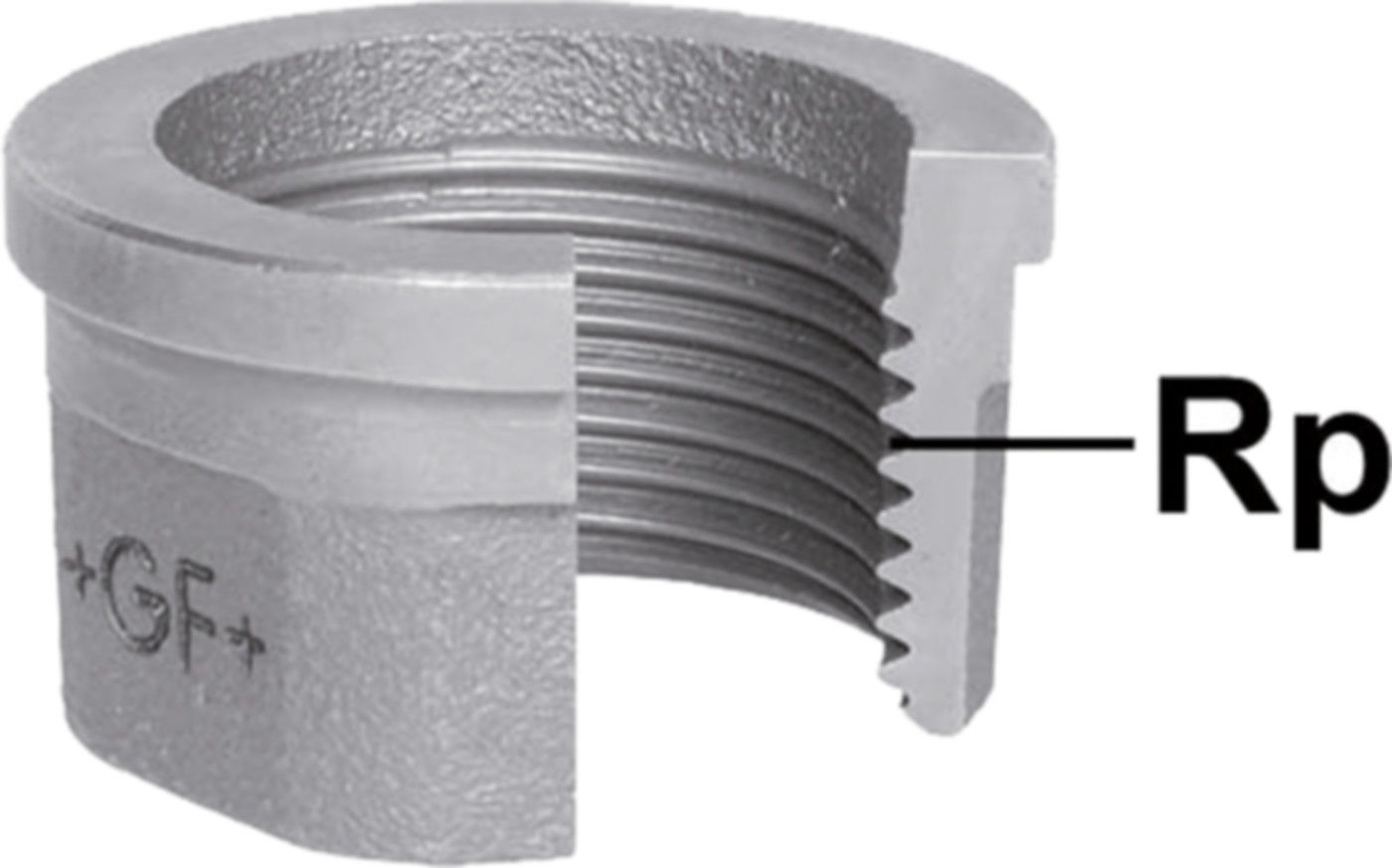 Einlegeteil 372 S 3/4" 770 372 105 - GF schw. Tempergussfittings