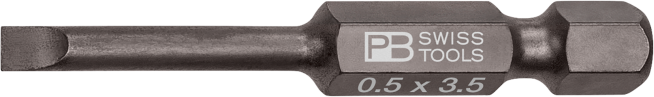 PB Schlitz-Bit Gr. 1 E6 100, 0.5 x 3.5mm - Steck- und Drehmomentschlüssel