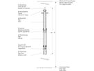 Einbaugarnitur, teleskopisch lang 9612 DN 1 1/2" GT = 1,23 - 1,86m - Hawle Schieberzubehör