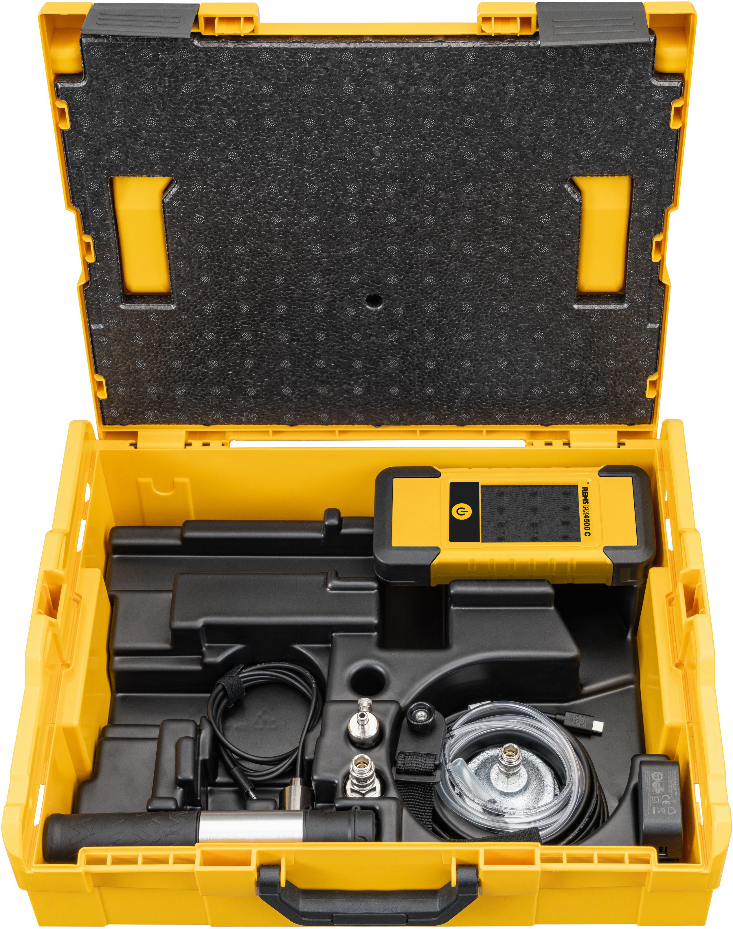 REMS Druckmessgeräte-Set PX4500 C 611075 R220 , 3,5 bar - Sanitärwerkzeuge