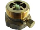 Schwerkraftumlaufsperre Typ TS 23 SE DN 32 11/4" L= 45 mm D= R 2" SW 65 - Ticom Therm-Stop