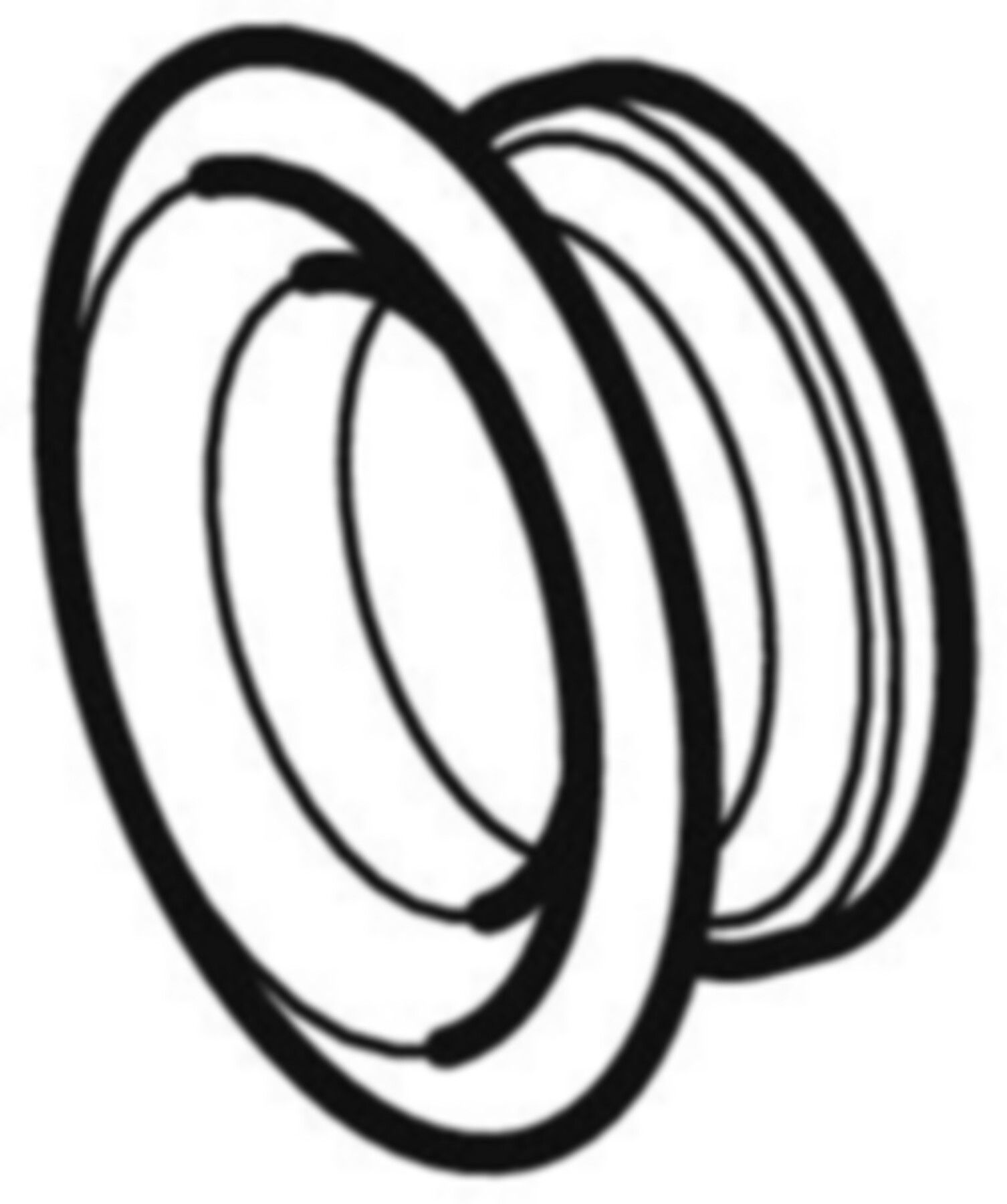 Steckdichtung zu Gewinderohr d 32mm - 1 1/4" 159.615.00.1 - Geberit-Sifon + Apparateanschlüsse