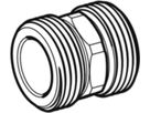 Doppelnippel 1" flachdicht. 653.496.00.1 - Geberit Systemventile / Armaturen