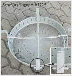 C4 Schmutzfänger 610mm, H=220mm für VIATOP (gelüftet und Einlaufrost) - Schachtabdeckungen Wild