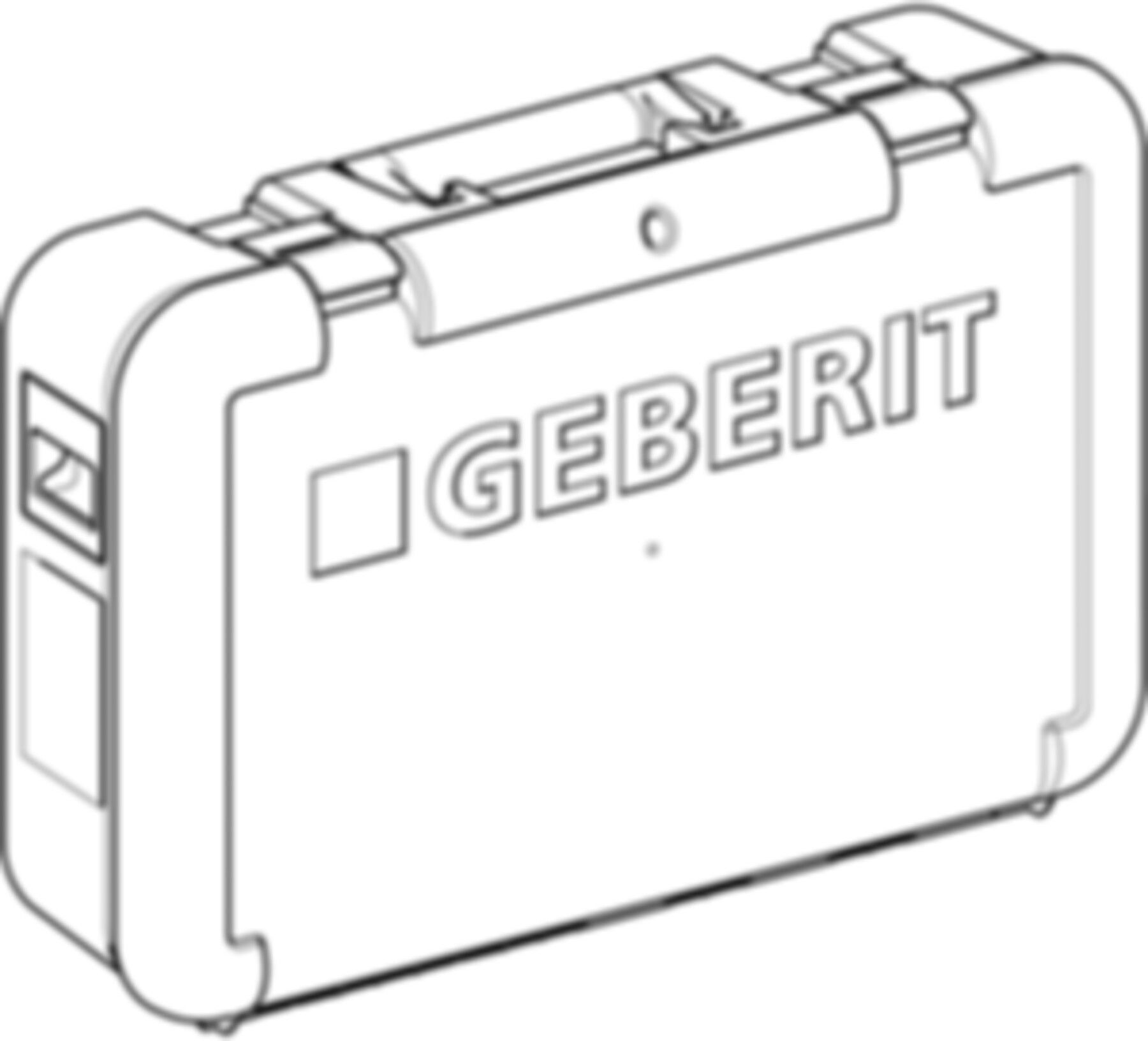 FlowFit Koffer für Presswerkzeug EFP203 (2) mit FlowFit Koffereinsatz 20-J 691.155.00.1 - Geberit Werkzeuge und Zubehör