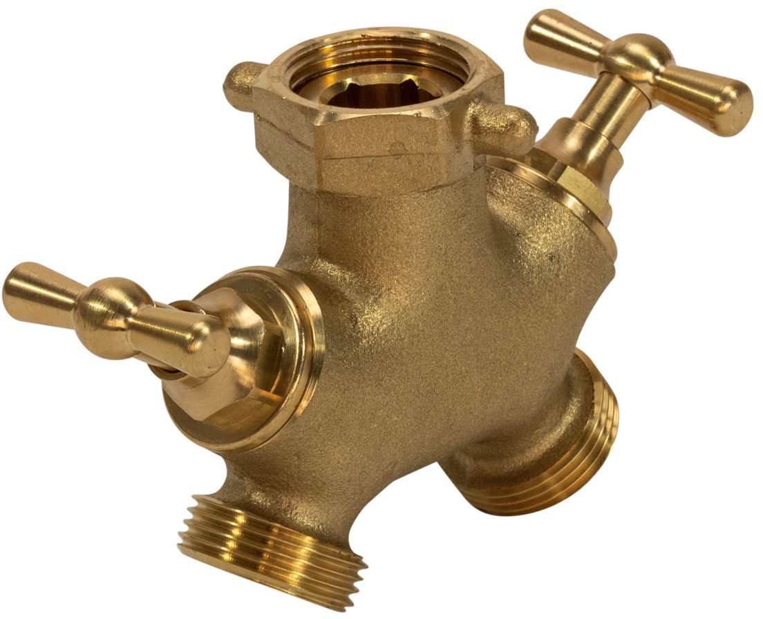TEGUFIX Y-Zweiwegventil G 3/4", 1xIG, 2xAG, 55105.003 - Tegum Armaturen