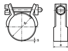 "MIKALOR ""Normal"" W1 St" BN20556 Ø 22 - 25 - Schläuche, Schlauchbriden
