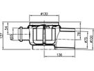Ablaufkörper Easyflow DN 70/100 Kunststoff waagrecht 2700.00.00 - ACO Passavant Entwässerungstechnik