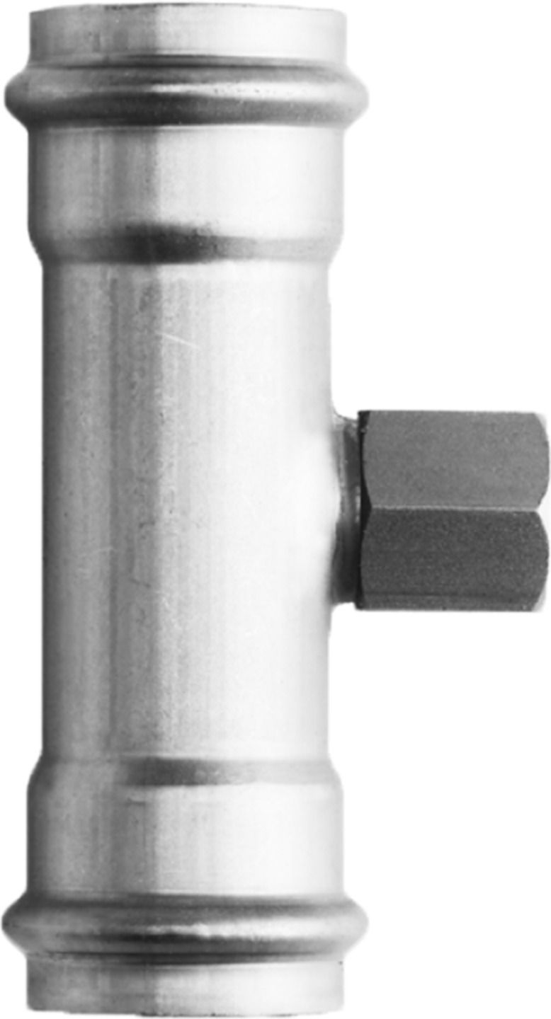 Industry-T-Stück m/IG 42mm x 1/2" x 42mm 80313.30 - Optipress-Industry Formstücke