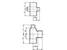 Löt-T-Stück reduziert 7130 15-15-12 mm 767 130 041 - GF Lötfittings