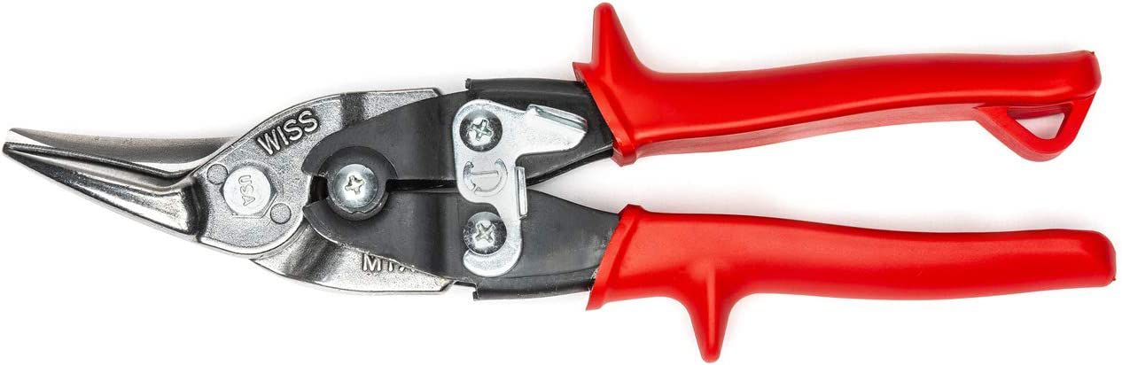 WISS Blechschere, Links M1R, rot, L= 250mm - Spenglerwerkzeuge