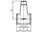 T-Stück red. 137 V 11/4"- 1"-11/4" 770 137 217 - GF verz. Tempergussfittings